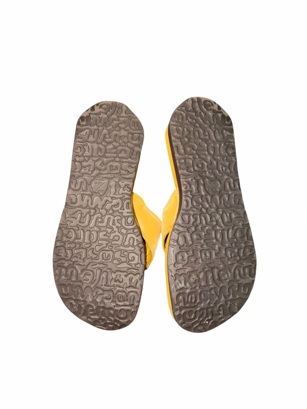 Nike Celso Thong Leather Flip Flop Sandals Tan Brown Men’s Size 9